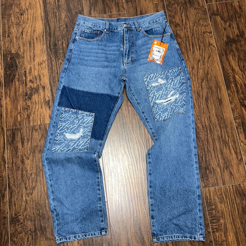 Fubu denim pant (jacket to match in my closet)